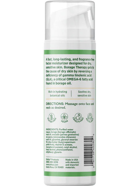 ShiKai, Borage Therapy Facial Moisturizer, 3 fl oz