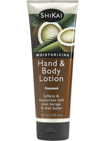 ShiKai, Moisturizing Hand and Body Lotion, Coconut, 8 fl oz