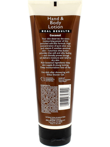 ShiKai, Moisturizing Hand and Body Lotion, Coconut, 8 fl oz