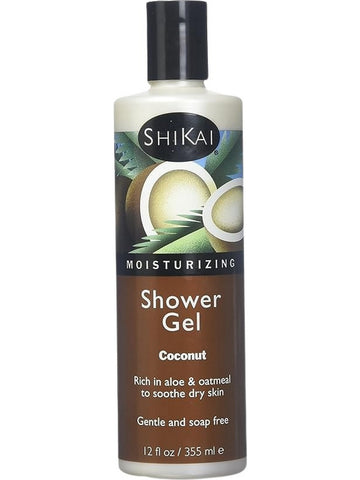 ShiKai, Moisturizing Shower Gel, Coconut, 12 fl oz