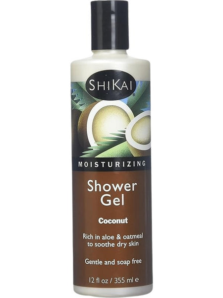 ShiKai, Moisturizing Shower Gel, Coconut, 12 fl oz