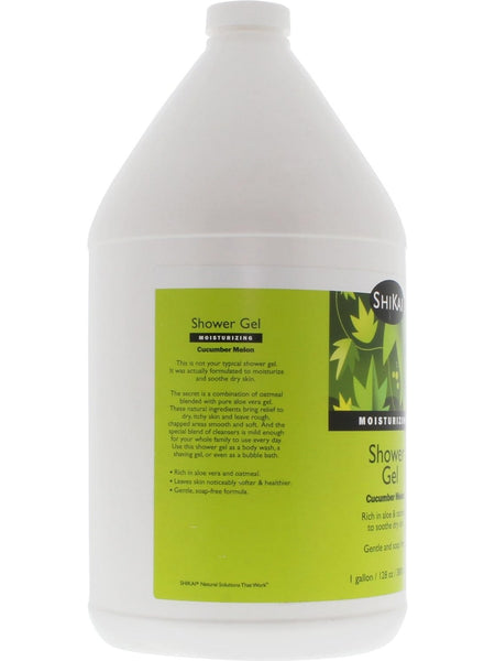 ShiKai, Moisturizing Shower Gel, Cucumber Melon, 1 gallon