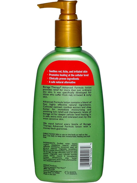 ShiKai, Borage Therapy Advanced Formula, Fragrance-free Lotion, 8 fl oz