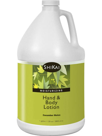 ShiKai, Moisturizing Hand and Body Lotion, Cucumber Melon, 1 gallon