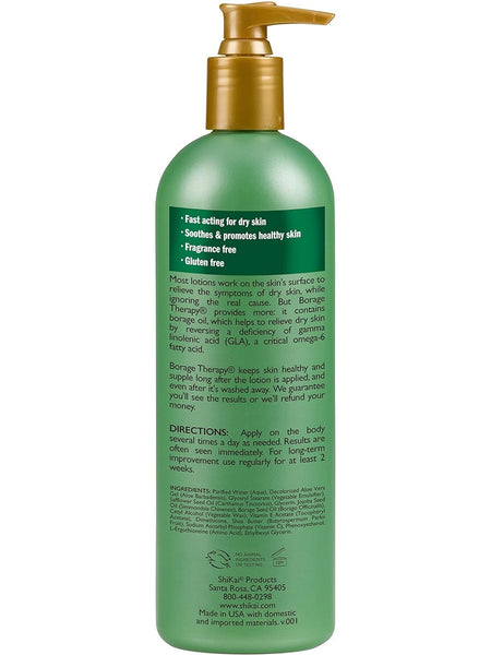 ShiKai, Borage Therapy Dry Skin Lotion, Original Unscented, 16 fl oz