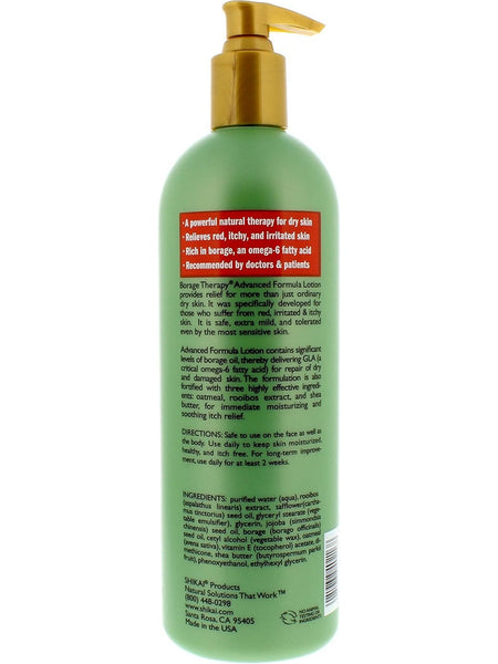 ShiKai, Borage Therapy Advanced Formula, Fragrance-Free Lotion, 16 fl oz