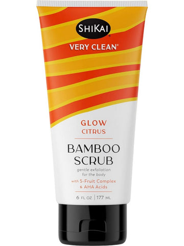 ShiKai, Very Clean Glow Citrus Bamboo Scrub, 6 fl oz