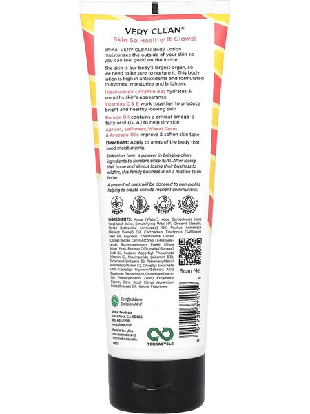ShiKai, Very Clean Fresh Citrus Body Lotion, 8 fl oz