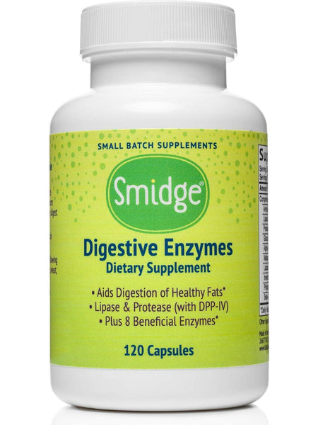 Smidge, Digestive Enzymes, 120 Capsules