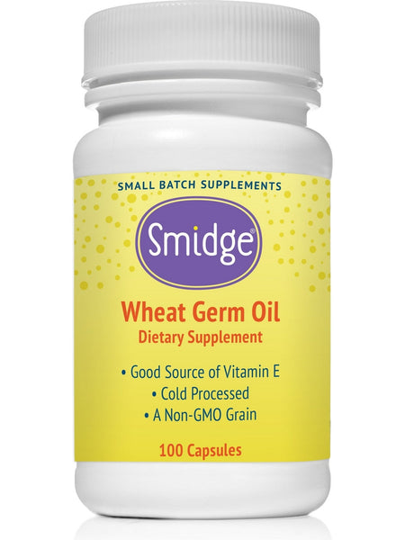 Smidge, Wheat Germ Oil Softgels, 100 Capsules