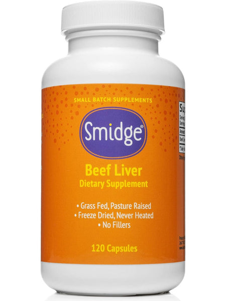 Smidge, Beef Liver, 120 Capsules