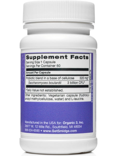 Smidge, Yeastbiotic, 60 Capsules