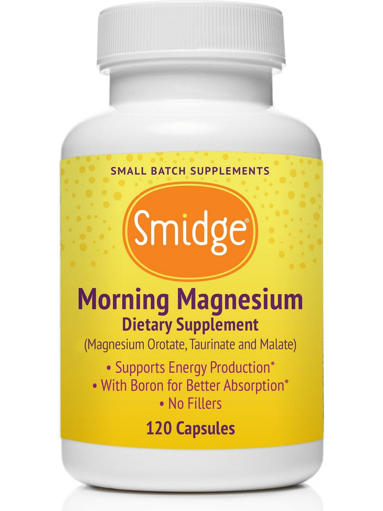 Smidge, Morning Magnesium, 120 Capsules
