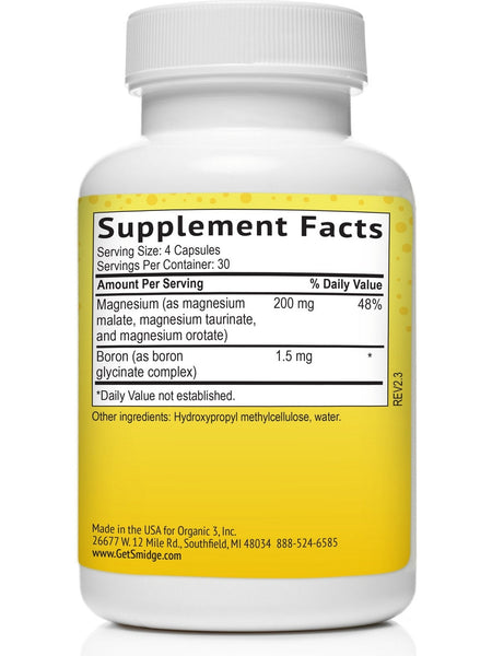 Smidge, Morning Magnesium, 120 Capsules