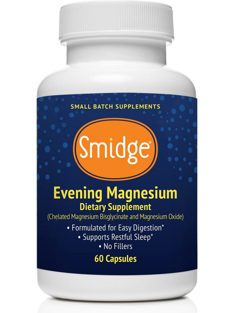 Smidge, Evening Magnesium, 60 Capsules