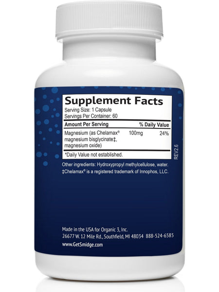 Smidge, Evening Magnesium, 60 Capsules