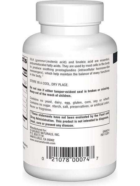 Source Naturals, Evening Primrose Oil, Hexane-Free 1350 mg, 30 softgels