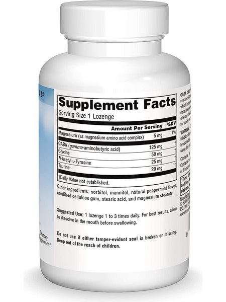 Source Naturals, Serene Science® GABA Calm®, Peppermint, 60 lozenges