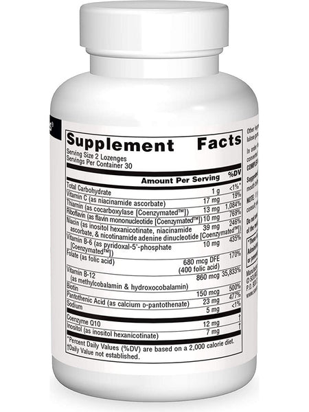 Source Naturals, Coenzymate Vitamin B Complex, Orange, 60 Lozenges
