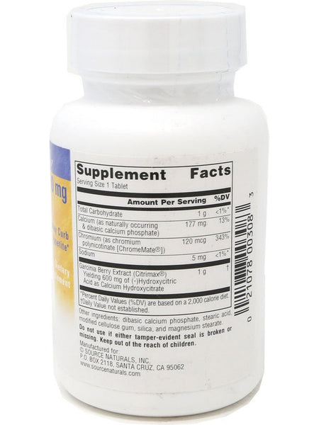 Source Naturals, Diet CitriMax™ 1000 mg, 45 tablets
