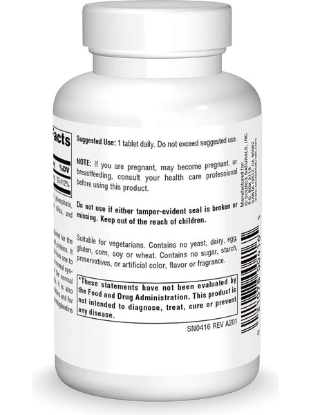 Source Naturals, Vitamin B 6 Pyridoxine, 500mg Timed Release, 100 ct
