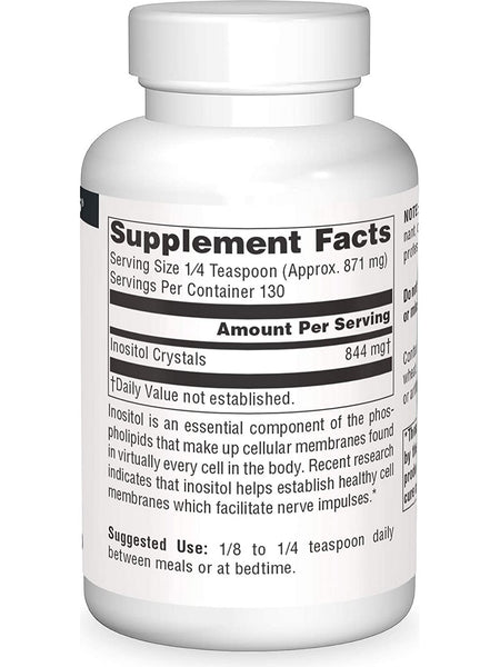 Source Naturals, Inositol Pure Crystals, 4 oz