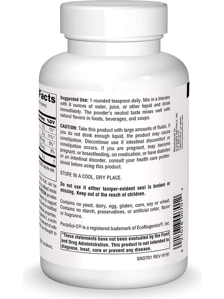 Source Naturals, Modified Citrus Pectin, PectImmune™ 100 gm Powder, 100 grams