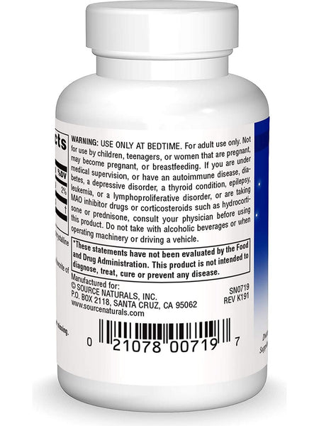 Source Naturals, Sleep Science® Melatonin 1 mg, 100 tablets