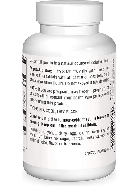Source Naturals, Grapefruit Pectin 1000 mg, 120 tablets