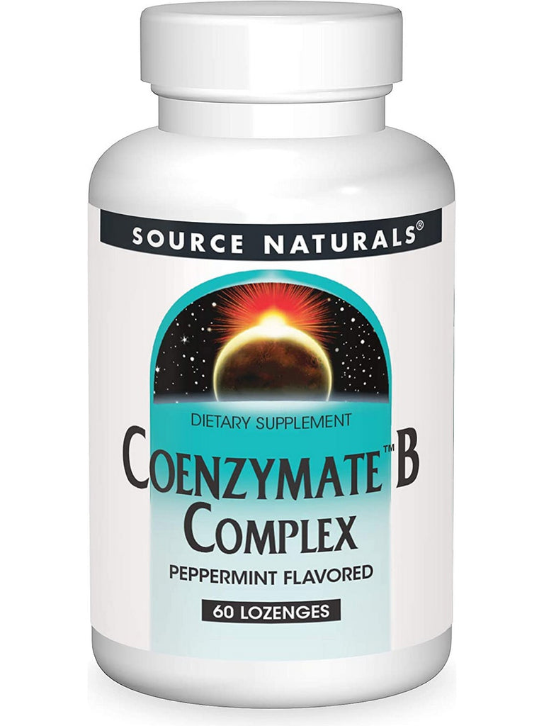 Source Naturals, Coenzymate Vitamin B Complex, Peppermint, 60 Lozenges