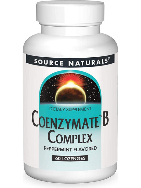 Source Naturals, Coenzymate Vitamin B Complex, Peppermint, 60 Lozenges