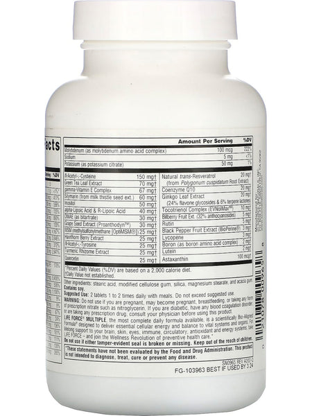 Source Naturals, Life Force® Multiple, No Iron, 30 tablets