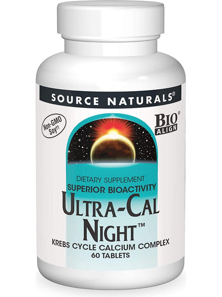 Source Naturals, Ultra-Cal Night™ Calcium Complex, 60 tablets