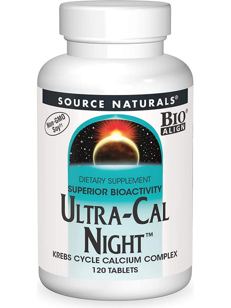 Source Naturals, Ultra-Cal Night™ Calcium Complex, 120 tablets