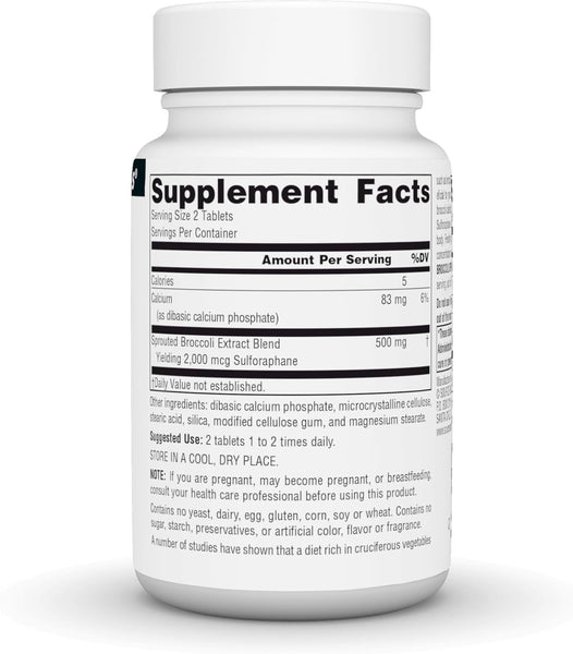 Source Naturals, Broccoli Sprouts Extract, 30 tablets