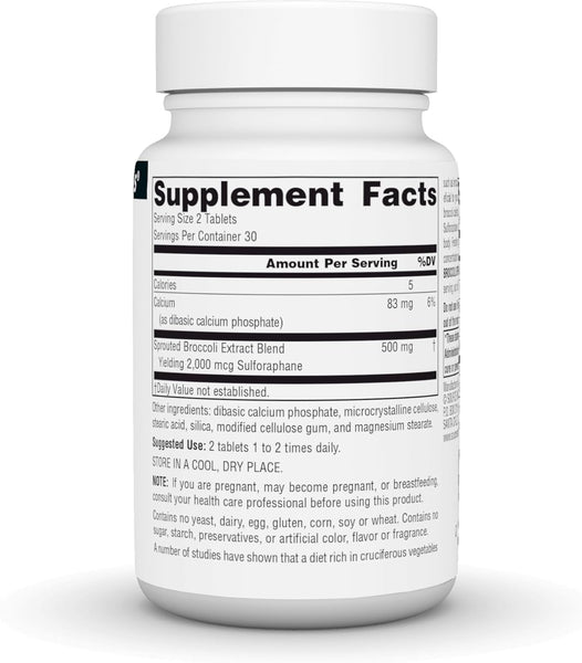 Source Naturals, Broccoli Sprouts Extract, 60 tablets