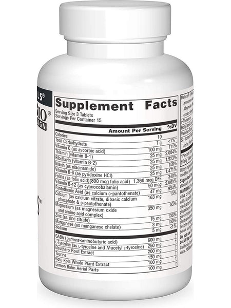 Source Naturals, Calm Thoughts™, 45 tablets