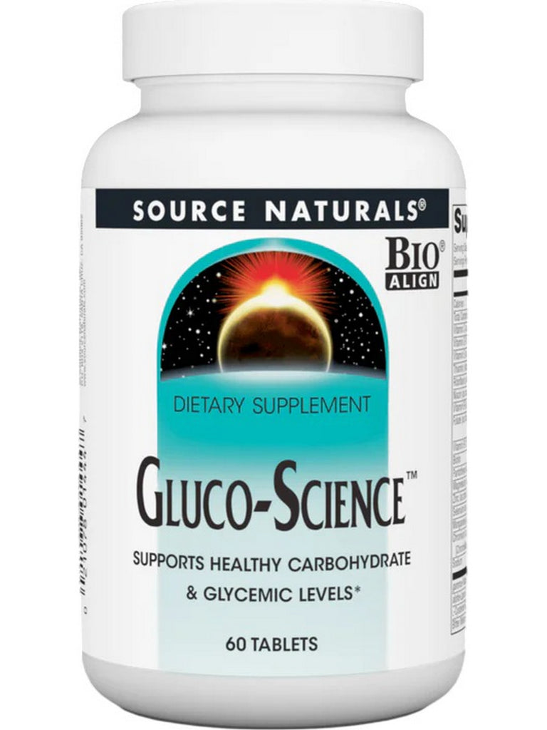 Source Naturals, Gluco-Science™, 60 tablets
