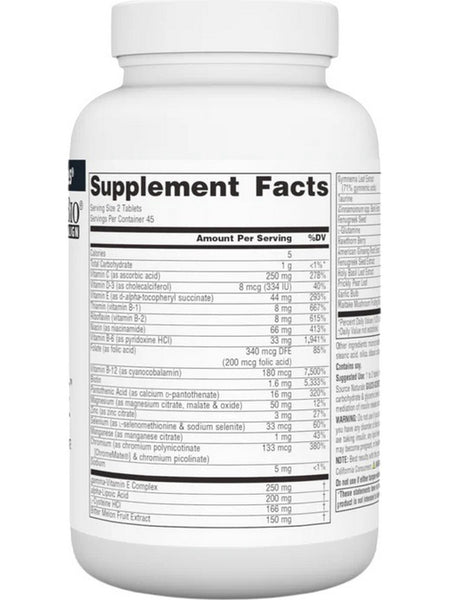 Source Naturals, Gluco-Science™, 90 tablets
