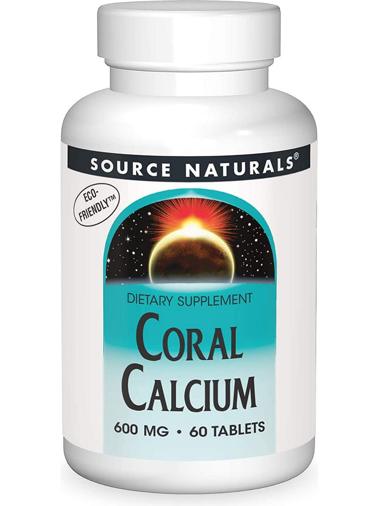 Source Naturals, Coral Calcium 600 mg, 60 tablets