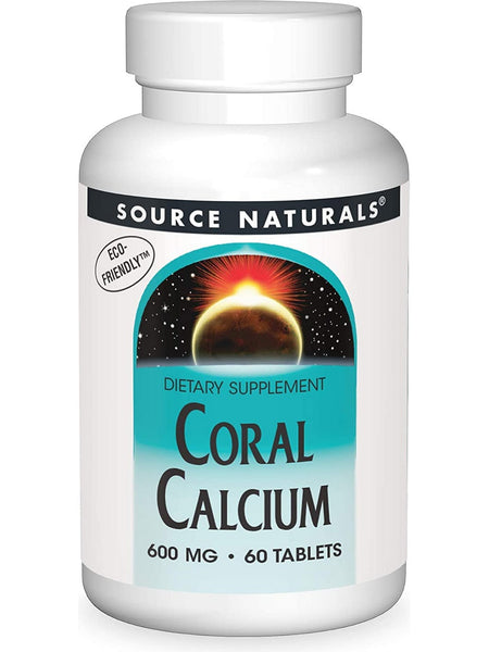 Source Naturals, Coral Calcium 600 mg, 60 tablets