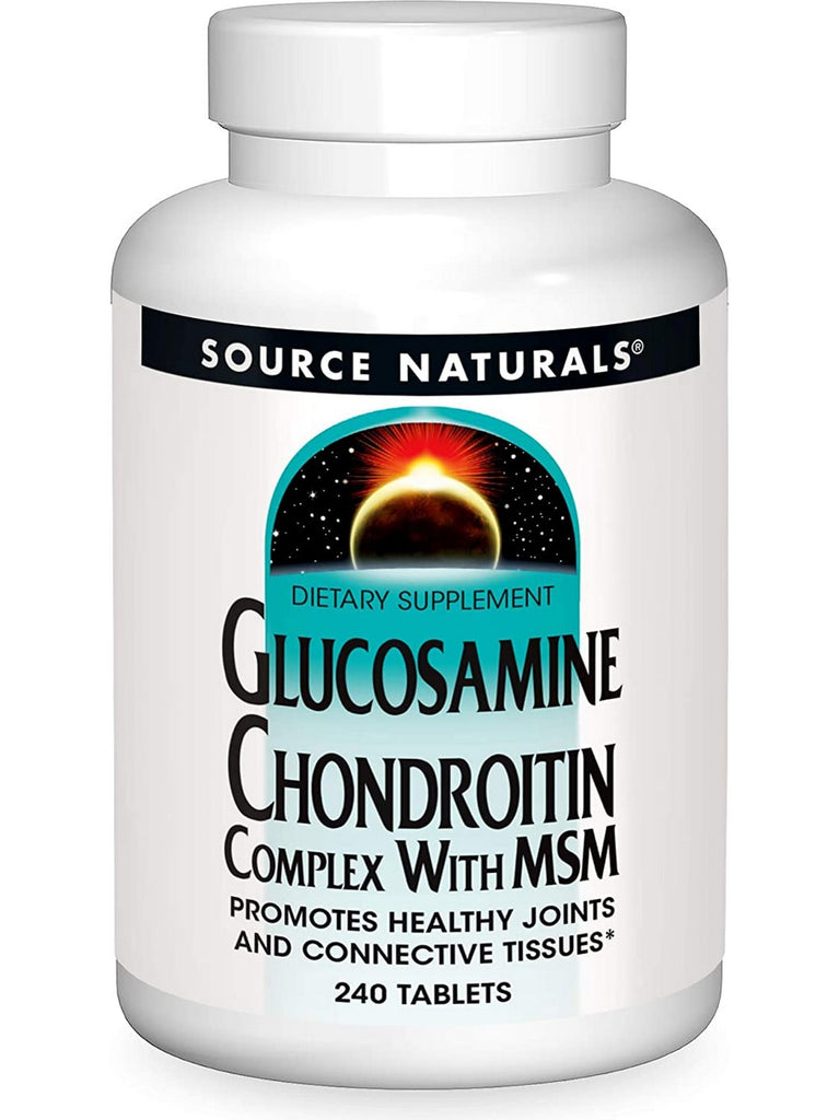 Source Naturals, Glucosamine Chondroitin Complex with MSM, 240 tablets