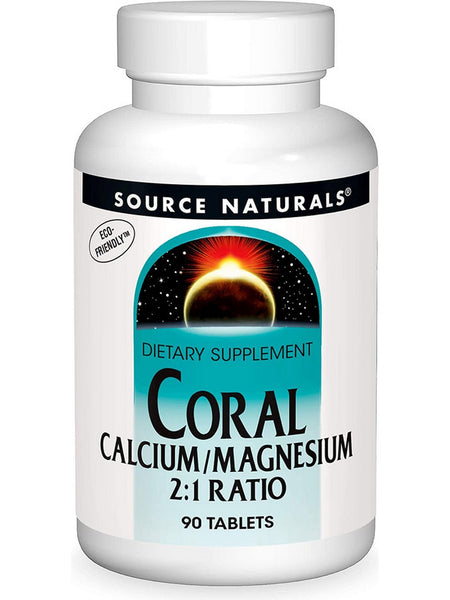 Source Naturals, Coral Calcium/Magnesium, 90 tablets