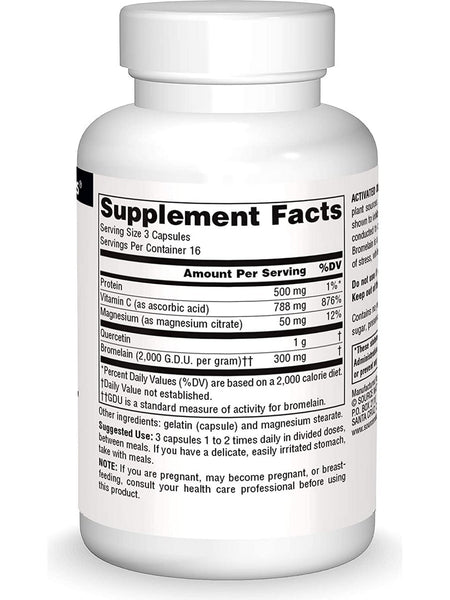 Source Naturals, Activated Quercetin™, 50 capsules