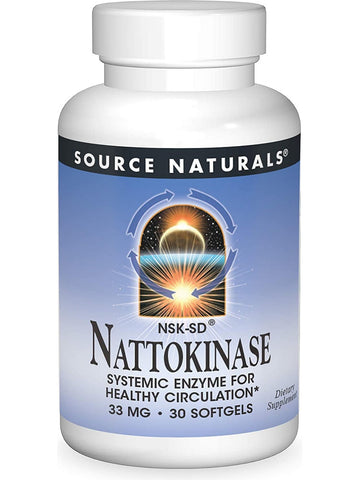 Source Naturals, Nattokinase (NSK-SD™) 33 mg, 30 softgels
