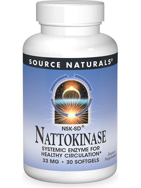 Source Naturals, Nattokinase (NSK-SD™) 33 mg, 30 softgels