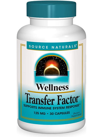 Source Naturals, Wellness Transfer Factor™ 125 mg, 30 capsules
