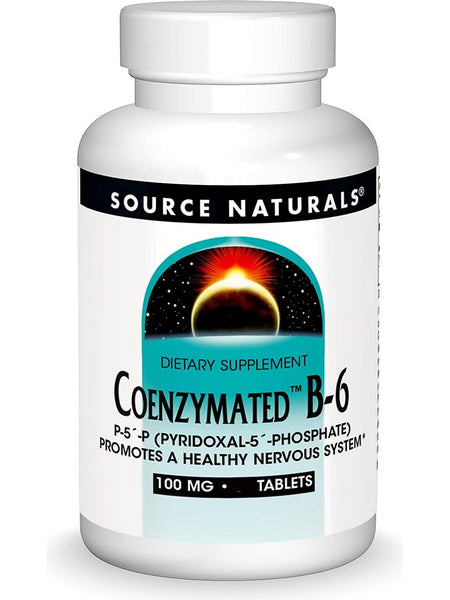 Source Naturals, Coenzymated™ Vitamin B-6 100 mg, 30 tablets