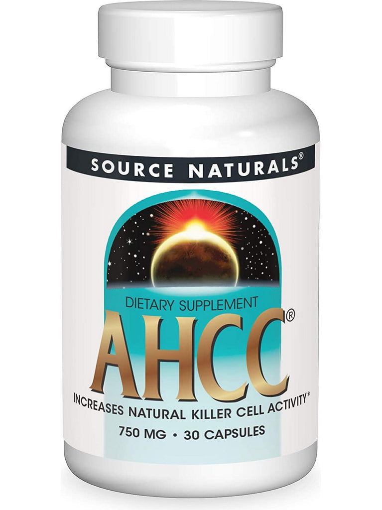Source Naturals, AHCC, 750 mg, 30 Capsules