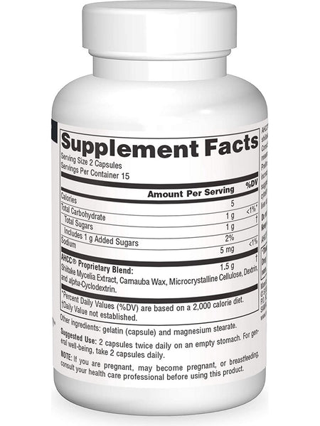 Source Naturals, AHCC, 750 mg, 30 Capsules
